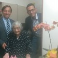 Zia Cardina compie 100 anni: festa con il sindaco