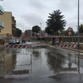 Forte pioggia su Trani, si allaga il sottopasso di via Giuliani