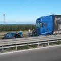 Incidente sulla statale 16 all'altezza di Boccadoro, traffico bloccato
