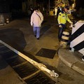 Via De Robertis, cade la sbarra del passaggio a livello: disagi per la circolazione