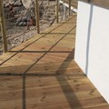 Monastero di Colonna, realizzata la passerella in legno per i bagnanti