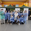 Palasalute di Trani, si chiudono le due giornate di vaccinazioni: 553 dosi somministrate