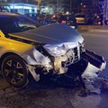 Violento incidente all'incrocio tra viale Spagna e Viale Europa, un ferito