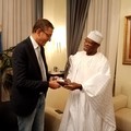 L'Ambasciatore della Repubblica del Mali in Italia, Ali Coulibaly, in visita a Trani