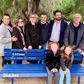 Panchine dipinte di blu in occasione della Giornata Mondiale del Diabete