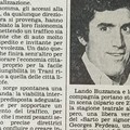 Lando Buzzanca, Trani  e la nostalgia di un teatro che non c'è più