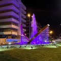 Giochi di luce e acqua zampillante, inaugurata la fontana di via Istria