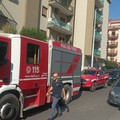 Principio d'incendio in un appartamento in corso Alcide de Gasperi, nessun danno e ferito