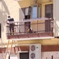 Intervento dei Vigili del Fuoco in via Bachelet per una porta di appartamento bloccata