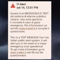 Messaggio It-alert, arrivato anche a Trani il test del nuovo sistema di allarme pubblico