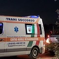 Incidente su via Corato: tamponata un' ambulanza da un furgone