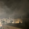 A Trani Piazza Teatro...di guerra:  "Sembra un bombardamento ".