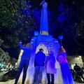 Giornata mondiale sul diabete, piazza Libertà s'illumina di blu