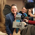 Tony Hadley in conferenza stampa a Palazzo San Giorgio