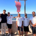  "Non lasciare altro che l'impronta del tuo piede " sulle spiagge di Trani