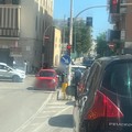 Incidente al cavalcavia di corso Imbriani, due i mezzi coinvolti