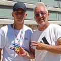 L'incidente in moto non ferma Gabriele Belardi, nuovo record personale per il campione tranese