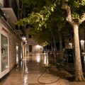 Via Mario Pagano, lavaggio e sanificazione dopo segnalazione dei cittadini
