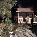 In fiamme una villa sulla Trani-Corato