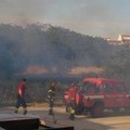 Incendio in via Istria, immediato l'intervento dei Vigili del Fuoco