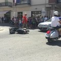 Incidente auto-moto su via Andria, ferito un ragazzo