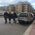 Auto esplode in via Corato, panico fra i passanti ma nessun ferito