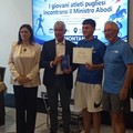 Il Ministro Abodi incontra i giovani talenti pugliesi: presente anche il tranese Gabriele Belardi