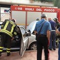A fuoco un’autovettura parcheggiata in via Bari	
