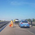 Auto contro guard rail a Trani Boccadoro: disagi nella circolazione verso Barletta