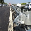 Scontro in autostrada fra Trani e Molfetta: 3 feriti
