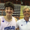 Basket, convocato nella Nazionale giovanile il tranese Giorgio Acella