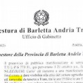 Manifestanti in corteo a Trani: ecco l'ordinanza della Questura che fissa limiti e percorso per venerdì 23 ottobre