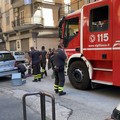 Via San Gervasio: Polizia e Vigili del Fuoco  in forza per salvare un gattino