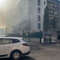 Incendio in via dell'Olio, intervengono i Vigili del Fuoco