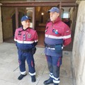 I volontari dell'associazione di Polizia di Stato di Trani e Barletta presenti in importanti eventi