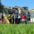 Tra fango e cemento, allenamento insolito per il Trani Calcio