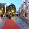 Città in festa, tappeto rosso in piazza Libertà