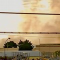 Nubi di fumo denso in zona Cimitero di Trani