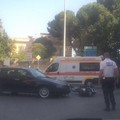 Incidente su corso Imbriani: ferito il conducente dello scooter