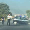 Incendio di sterpaglie su via Andria, disagi per il traffico veicolare