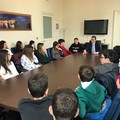 Gli studenti della scuola Rocca a "tu per tu " con il sindaco