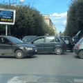 Tamponamento a catena su corso Vittorio Emanuele: tre le auto coinvolte