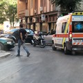 Scontro auto-scooter all'incrocio di via Imbriani con via Istria, un ferito