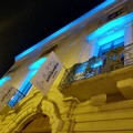 Palazzo Beltrani si tinge di azzurro per la campagna di prevenzione sui tumori maschili