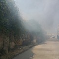 Incendio in via Monte d'Alba, in fiamme un terreno incolto