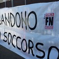  "Trani in abbandono, addio Pronto soccorso ": striscioni fuori dall'ospedale