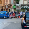 Scontro tra auto e moto in Corso Imbriani: un ferito