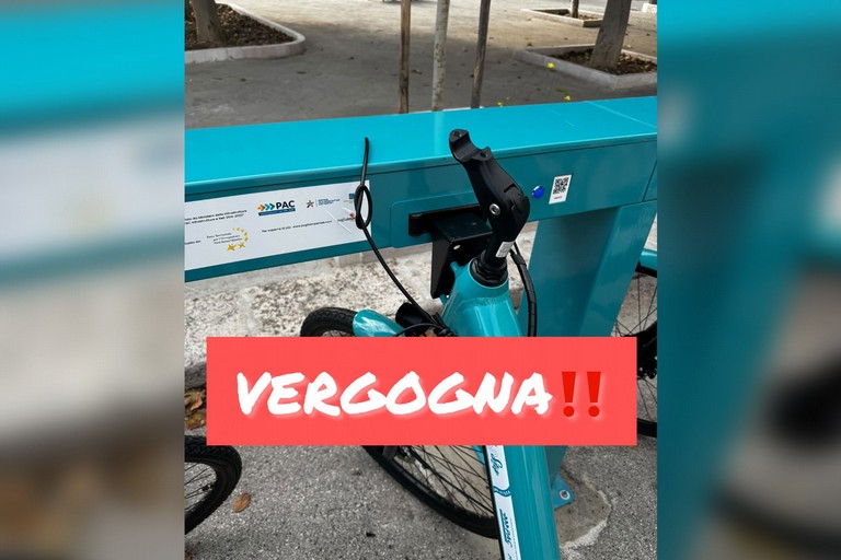 Trani indignata | Bike sharing devastate