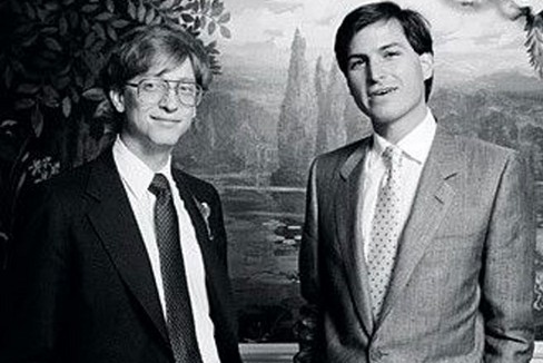 Bill Gates e Steve Jobs