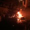 Incendio in via Pugliese